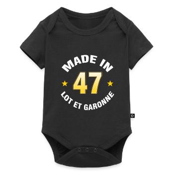 Lot et Garonne - Body à manches courtes Premium Bébé - noir - Devant