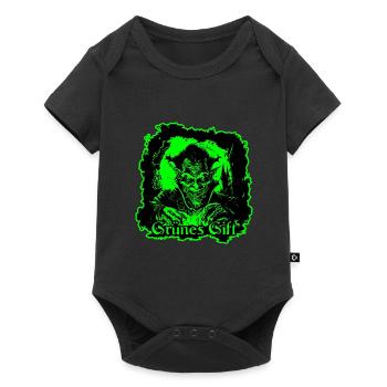 grünes Gift - Baby Premium Kurzarmbody - Schwarz - Vorne