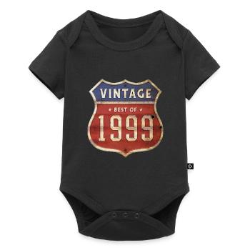 25 ans Millésime 1999 Edition Limitée 25ème - Body à manches courtes Premium Bébé - noir - Devant
