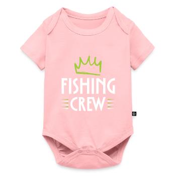 Fishing Crew - Baby Premium short-sleeve bodysuit - rose - Front