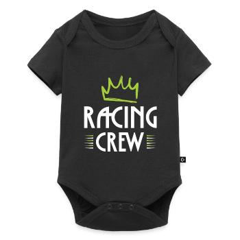 Racing Crew - Baby Premium Kurzarmbody - Schwarz - Vorne