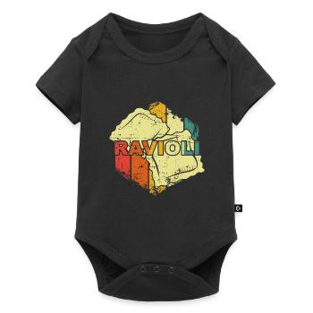 Nouilles de raviolis - Body à manches courtes Premium Bébé - noir - Devant