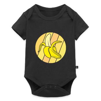 banana - Baby Premium short-sleeve bodysuit - black - Front