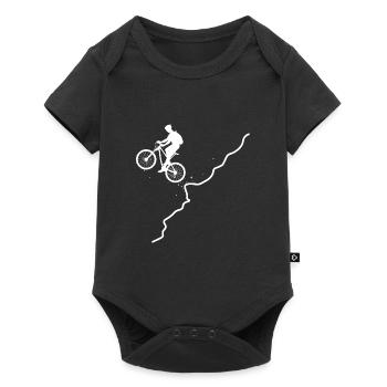 Downhill - Baby Premium short-sleeve bodysuit - black - Front