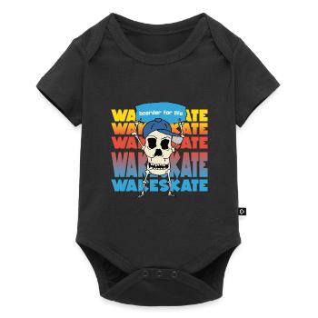 Pensionnat de la vie wakeskate crâne de sports nautiques - Body à manches courtes Premium Bébé - noir - Devant