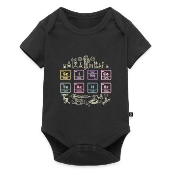 Cours de chimie - Body à manches courtes Premium Bébé - noir - Devant