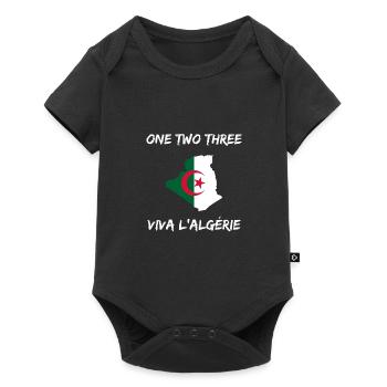 One Two Three Viva Algeria - Baby Premium short-sleeve bodysuit - black - Front