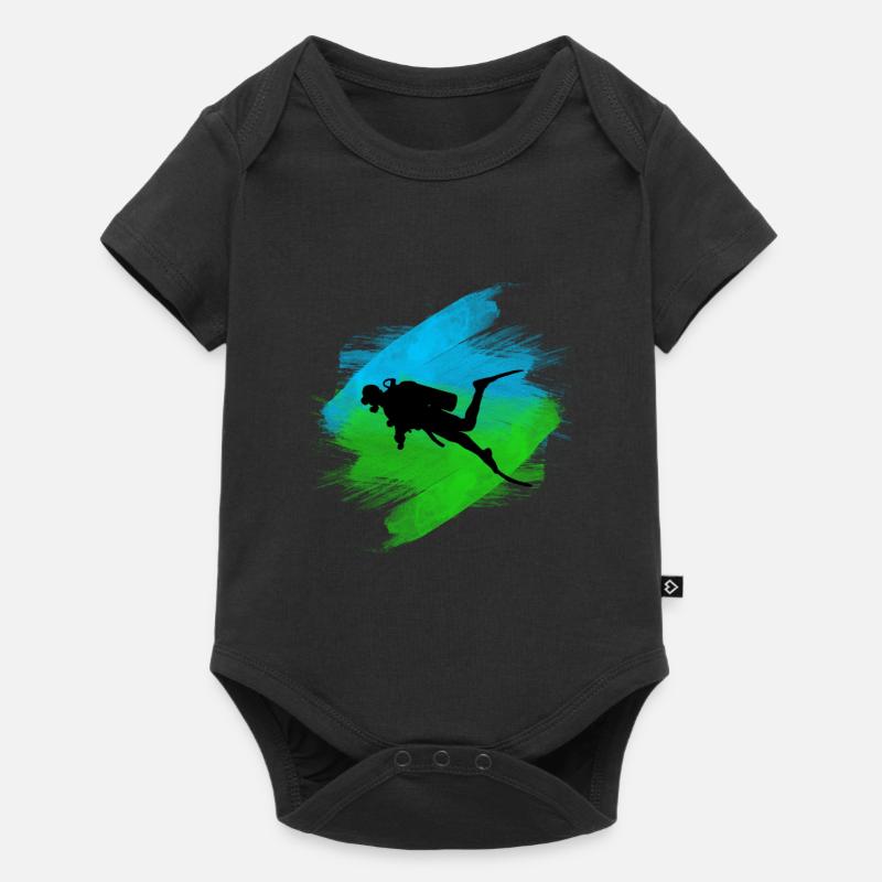 Plongeur - Body à manches courtes Premium Bébé - noir