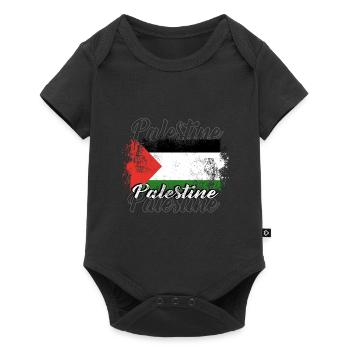 Palestine - Baby Premium short-sleeve bodysuit - black - Front