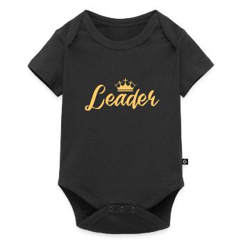 Le Leader - Body à manches courtes Premium Bébé - noir - Devant