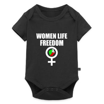Women life freedom - Baby Premium Kurzarmbody - Schwarz - Vorne