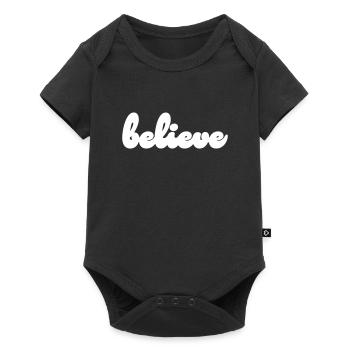 believe - Baby Premium short-sleeve bodysuit - black - Front