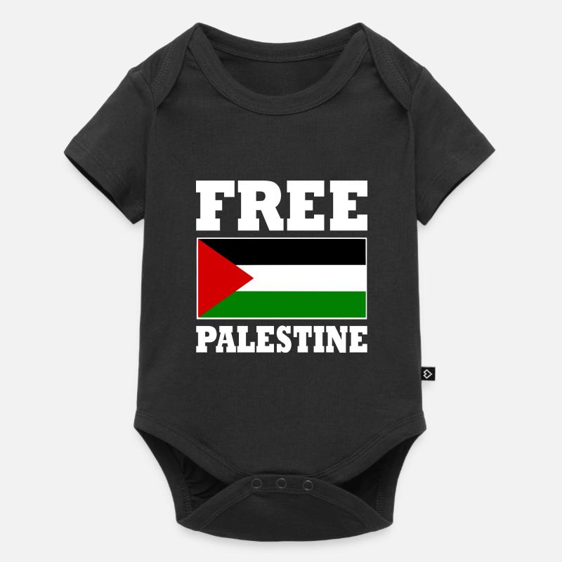 Free palestine - Body à manches courtes Premium Bébé - noir