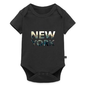 New York - Body à manches courtes Premium Bébé - noir - Devant