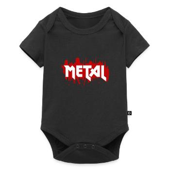 Heavy Metal - Body à manches courtes Premium Bébé - noir - Devant