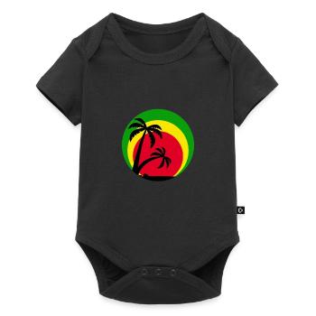 reggae - Baby Premium short-sleeve bodysuit - black - Front