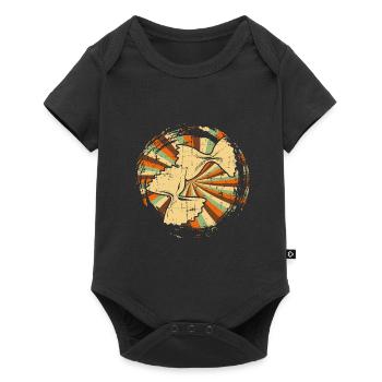 Nouilles du monde - Body à manches courtes Premium Bébé - noir - Devant