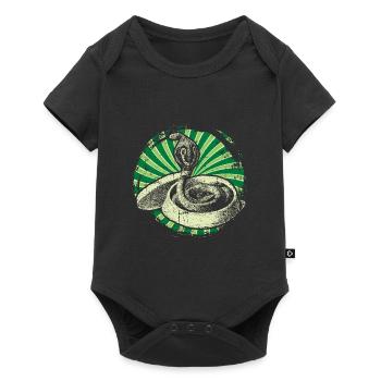 Cobra Serpent - Body à manches courtes Premium Bébé - noir - Devant