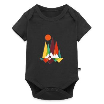 sloth - Baby Premium short-sleeve bodysuit - black - Front