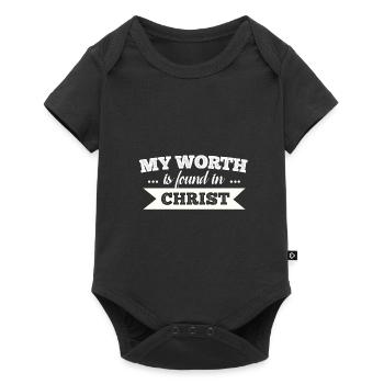 Christian - Baby Premium short-sleeve bodysuit - black - Front