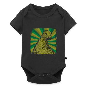 dove - Baby Premium short-sleeve bodysuit - black - Front