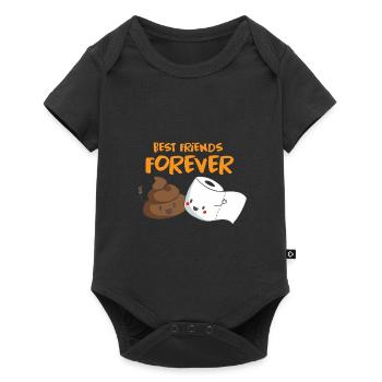 Best friends - Baby Premium short-sleeve bodysuit - black - Front