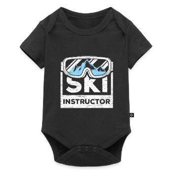 Moniteurs de ski - Body à manches courtes Premium Bébé - noir - Devant