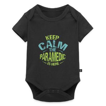 ambulance man - Baby Premium short-sleeve bodysuit - black - Front