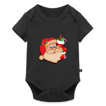 Santa Claus - Baby Premium short-sleeve bodysuit - black - Front