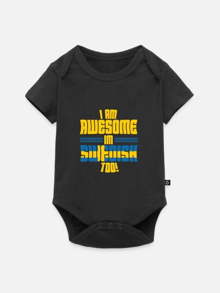 Sweden - Baby Premium short-sleeve bodysuit - black