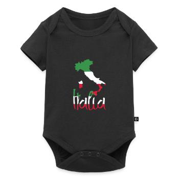 Italy - Baby Premium short-sleeve bodysuit - black - Front