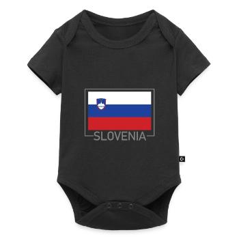 Slovenia - Baby Premium short-sleeve bodysuit - black - Front