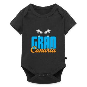 Gran Canaria - Baby Premium short-sleeve bodysuit - black - Front