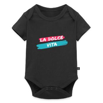 THE GOOD LIFE - Baby Premium short-sleeve bodysuit - black - Front