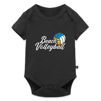 Beach-volley - Body à manches courtes Premium Bébé - noir - Devant