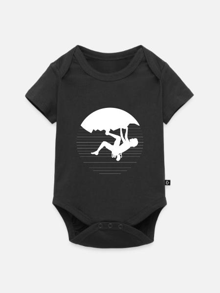 Escalade Escalade Alpinisme Mur d’escalade - Body à manches courtes Premium Bébé - noir