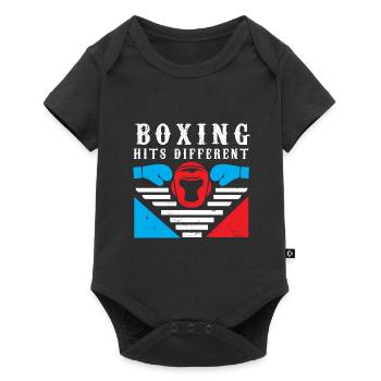 Boxing Boxer Boxing Gloves Boxing Club Boxing Club - Baby Premium short-sleeve bodysuit - black - Front
