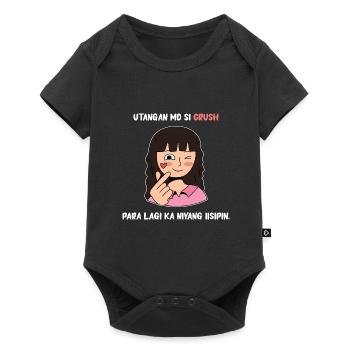 Fil-Am Crush Design pour les fiers Pinoys - Body à manches courtes Premium Bébé - noir - Devant