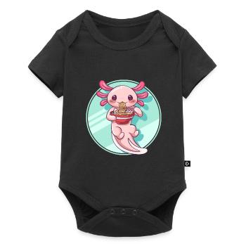Axolotl Ramen Design for Axolotl Lovers - Baby Premium short-sleeve bodysuit - black - Front