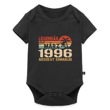 Légendaire depuis mars 1996 - absolument unique - Body à manches courtes Premium Bébé - noir - Devant