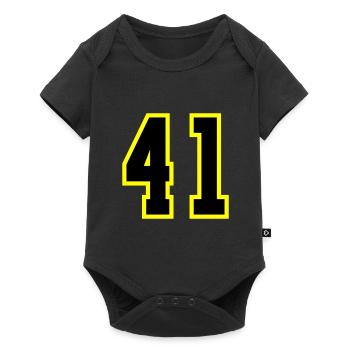 Maillot à 41 numéros - Body à manches courtes Premium Bébé - noir - Devant