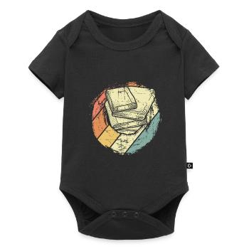 books - Baby Premium short-sleeve bodysuit - black - Front