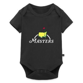 Masters - Baby Premium short-sleeve bodysuit - black - Front