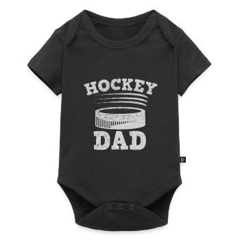 Hockey sur glace Patins Puck Hockey - Body à manches courtes Premium Bébé - noir - Devant