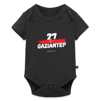 Gaziantep 27 Türkei Türkiye - Baby Premium Kurzarmbody - Schwarz - Vorne