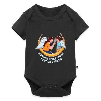 Conception de rêves de fête des mères - Body à manches courtes Premium Bébé - noir - Devant