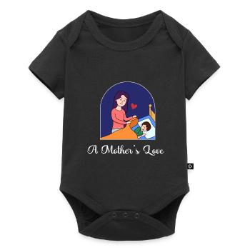 Design d’amour pour la fête des mères - Body à manches courtes Premium Bébé - noir - Devant
