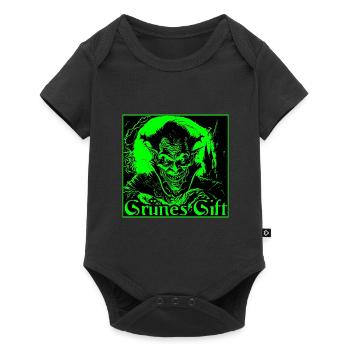 Dracula, grünes Gift - Baby Premium Kurzarmbody - Schwarz - Vorne