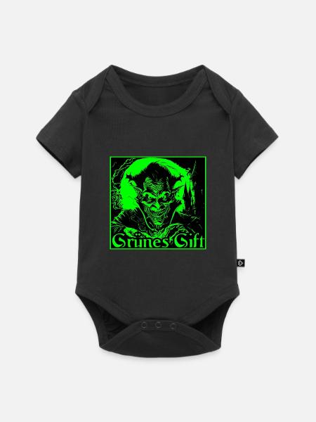 Dracula, grünes Gift - Baby Premium Kurzarmbody - Schwarz