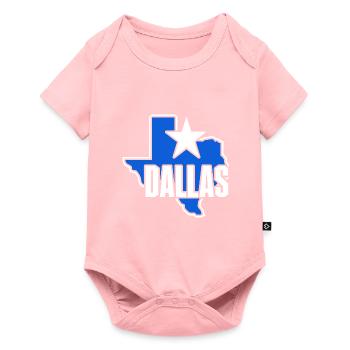 Conception de carte Dallas Texas pour les fiers Dallasites - Body à manches courtes Premium Bébé - rose - Devant